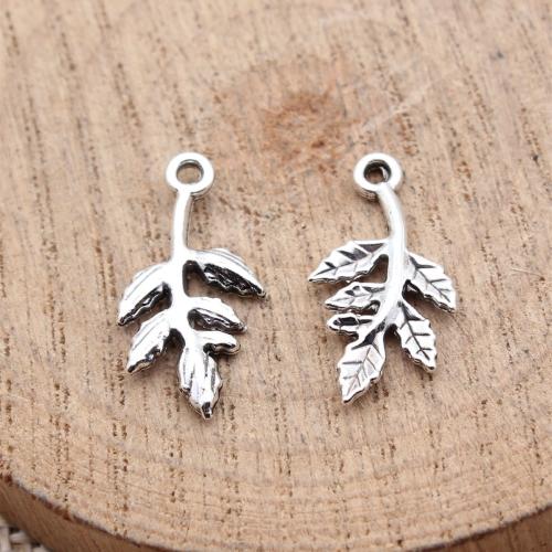 Zinc Alloy Leaf Pendants Branch plated DIY Sold By PC