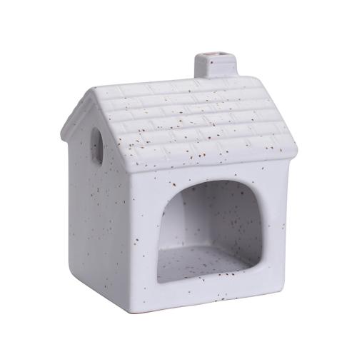 Porcelain Incense Burner House half handmade for home and office Sold By PC