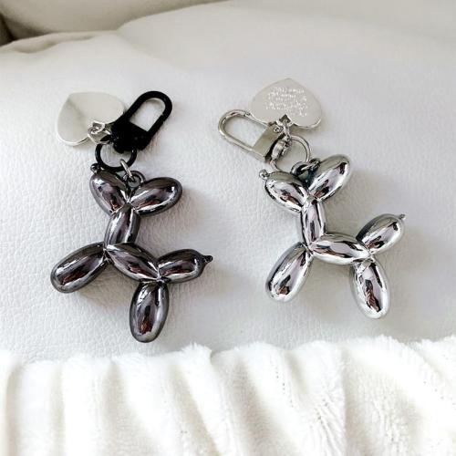 resina cierre de llave, con aleación de zinc, Perro, chapado, Portátil & unisexo, más colores para la opción, 80mm, Vendido por UD