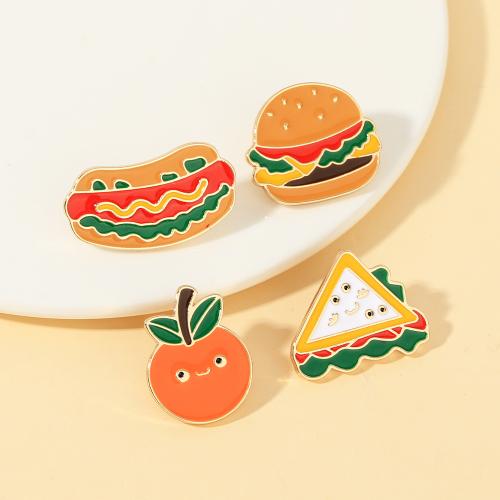 smalt Brož, Zinek, á, unisex & různé styly pro výběr, zlatý, Prodáno By PC