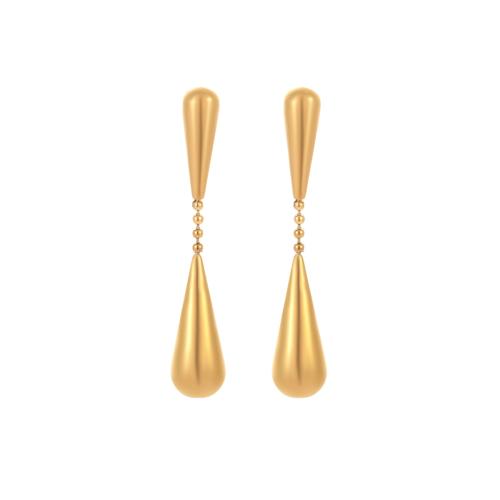Stainless Steel Drop Earring 304 Stainless Steel Teardrop plated fashion jewelry & for woman Sold By Pair