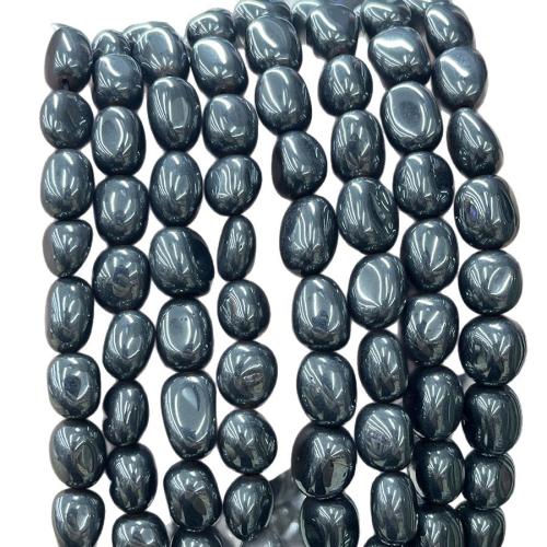 Perles hématites amagnétiques, hématite non magnétique, DIY, noire, Vendu par 38 cm brin