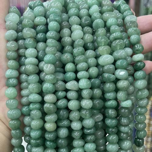 Aventurine Korálky, Zelená Aventurine, DIY, zelený, Prodáno za 38 cm Strand