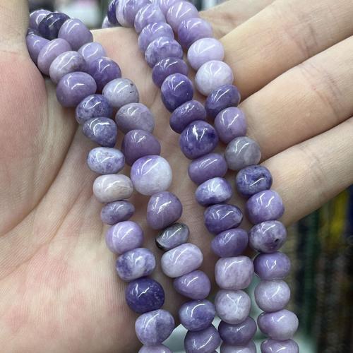 Naturlig Lepidolite Bead, du kan DIY, blandede farver, Solgt Per 38 cm Strand