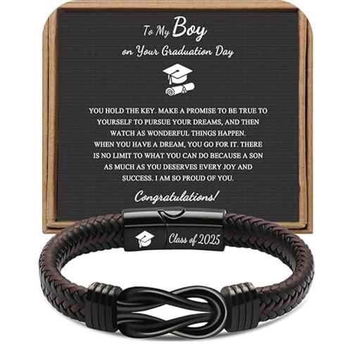 cuir PU bracelet, avec Acier inoxydable 304, styles différents pour le choix & pour homme, Longueur Environ 8.5 pouce, Vendu par PC