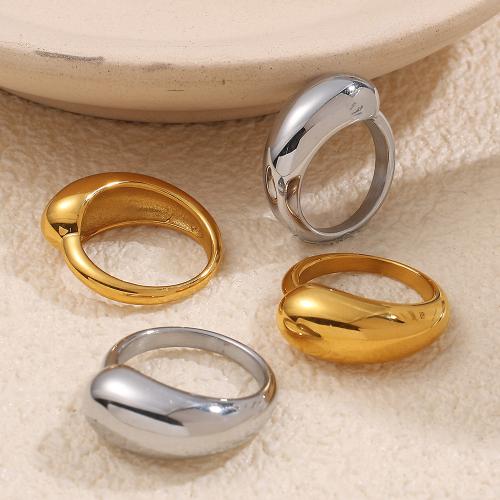 Ring Finger ze stali nierdzewnej, Stal nierdzewna 304, Platerowane w kolorze złota, biżuteria moda, dostępnych więcej kolorów, sprzedane przez PC