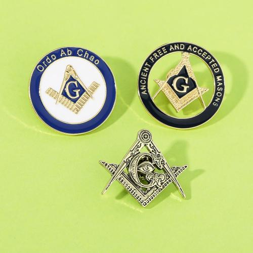 smalt Brož, Zinek, á, unisex & různé styly pro výběr, zlatý, Prodáno By PC