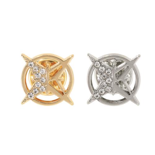 Drahokamu Brož, Zinek, á, pro muže & s drahokamu & dutý, více barev na výběr, Prodáno By PC