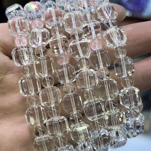 Natuurlijke bergkristal kralen, DIY, duidelijk, 10mm, Per verkocht 38 cm Strand