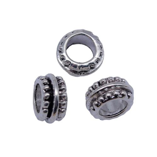 Zinc Alloy Spacer Beads plated DIY antique silver color Sold By Bag