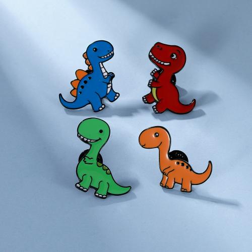 smalt Brož, Zinek, Dinosaurus, unisex & různé styly pro výběr, černý, Prodáno By PC