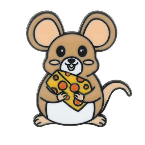 smalt Brož, Zinek, Myš, unisex, černý, Prodáno By PC