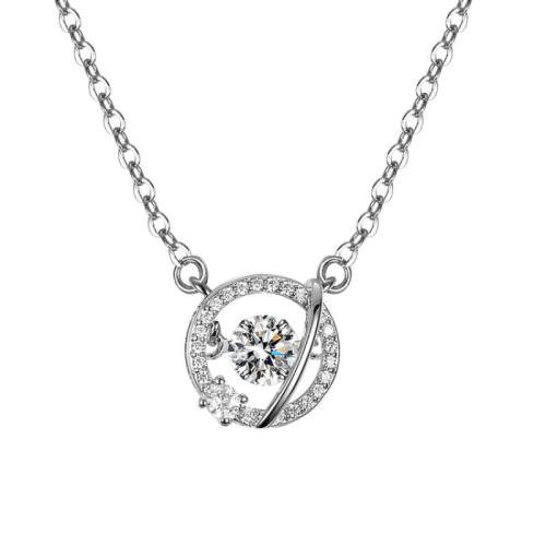 argent sterling 925 collier, différents matériaux pour le choix & pour femme, Longueur Environ 16 pouce, Vendu par PC