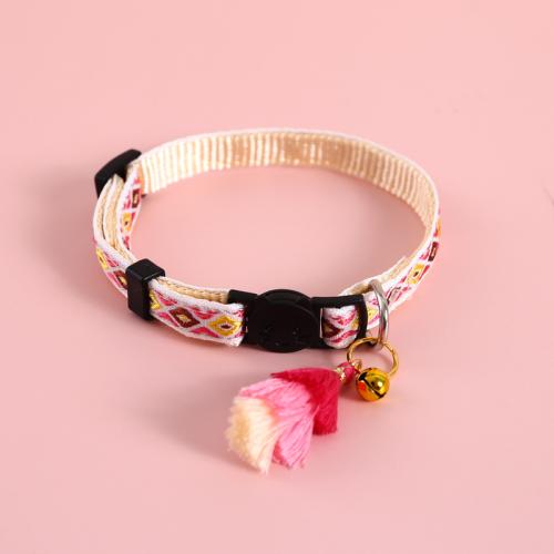 Polyester střapec, nastavitelný, růžový, Délka Cca 17-35 cm, Prodáno By PC