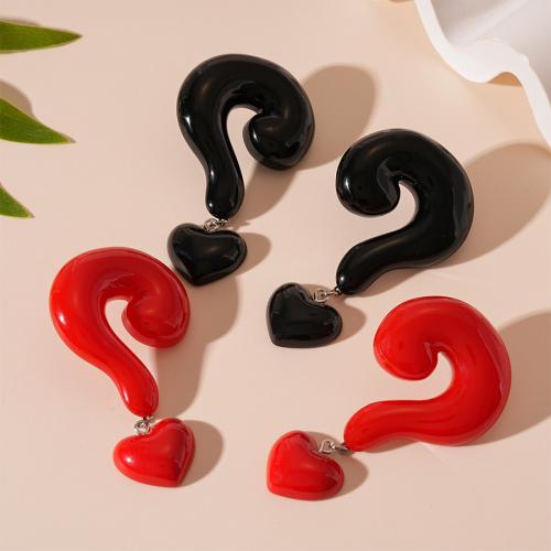 Pryskyřice náušnice, Zinek, s Pryskyřice, barva pozlacený, módní šperky, více barev na výběr, Prodáno By Pair