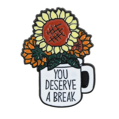 smalt Brož, Zinek, unisex, černý, Prodáno By PC