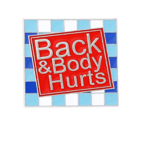 smalt Brož, Zinek, Obdélník, unisex, Původní barva, Prodáno By PC