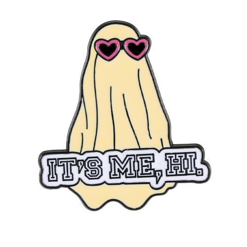 Zinklegierung Brosche, Design für Halloween & unisex & Emaille, schwarz, verkauft von PC