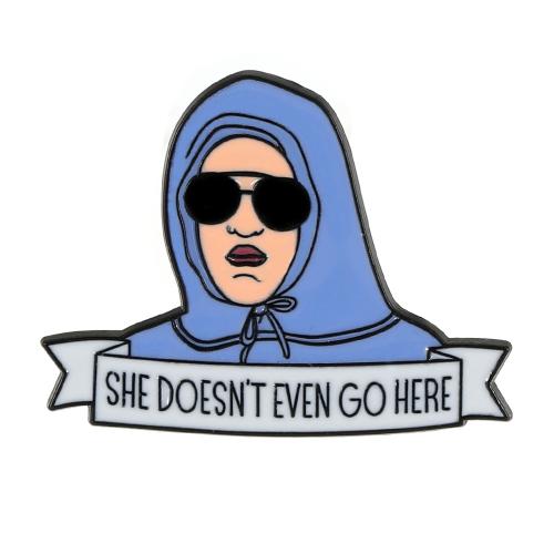 smalt Brož, Zinek, unisex, černý, Prodáno By PC