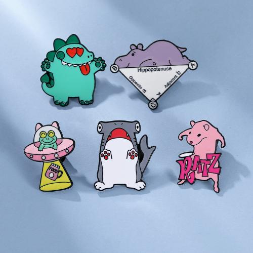 smalt Brož, Zinek, unisex & různé styly pro výběr, černý, Prodáno By PC