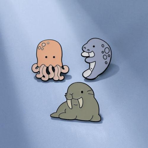 smalt Brož, Zinek, unisex & různé styly pro výběr, černý, Prodáno By PC