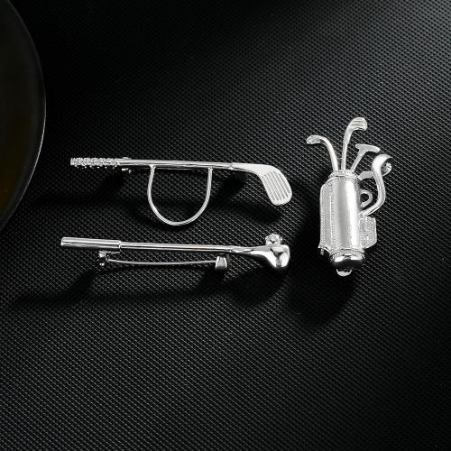 Drahokamu Brož, Mosaz, á, unisex & různé styly pro výběr & s drahokamu, stříbro, Prodáno By PC