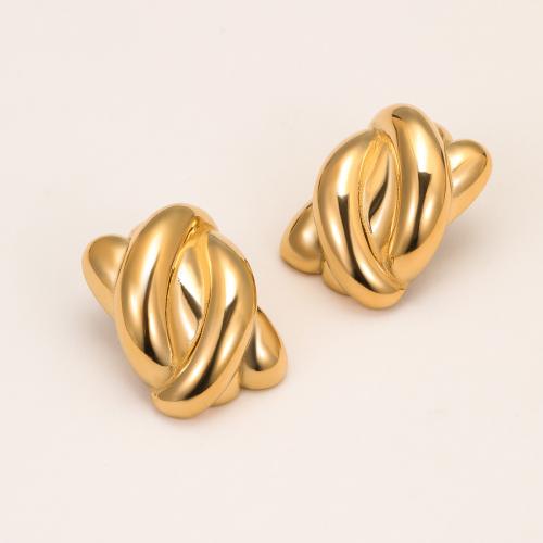 Boucle d'oreille de gaujon en acier inoxydable, Acier inoxydable 304, Placage, bijoux de mode & styles différents pour le choix & pour femme, plus de couleurs à choisir, Vendu par paire