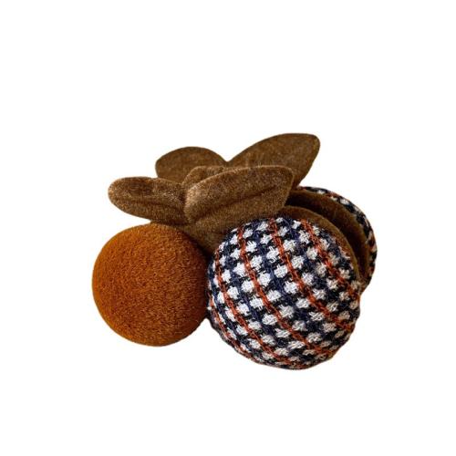 Plüss Hair Claw Clip, -val Velúr, Cseresznye, kézi, Koreai divat & a nő, több színt a választás, 45mm, Által értékesített PC