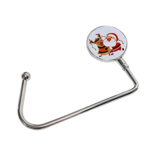 Colgador de Bolso, fundición, Diseño de Navidad & diferentes patrones para la opción, 100x65mm, Vendido por UD