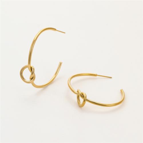 Boucle d'oreille de gaujon en acier inoxydable, Acier inoxydable 304, Placage, bijoux de mode & pour femme & creux, plus de couleurs à choisir, Vendu par paire