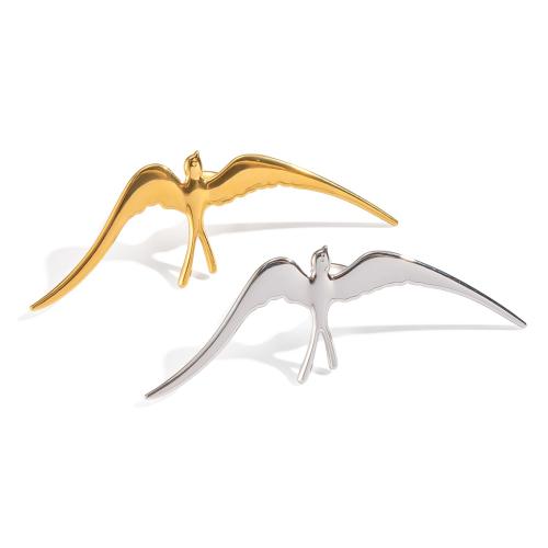 Ring Finger ze stali nierdzewnej, Stal nierdzewna 304, jaskółka, Powlekane, biżuteria moda & dla kobiety, dostępnych więcej kolorów, sprzedane przez PC