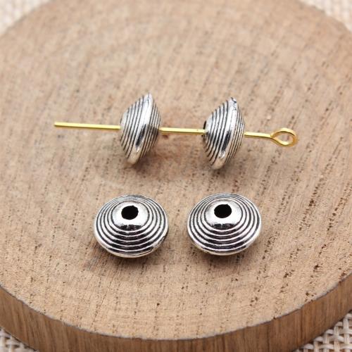 Zinc Alloy Spacer Beads Conical plated DIY antique silver color Sold By Bag