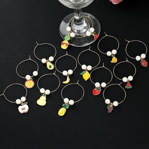 亜鉛合金 とともに プラスチック製パール, メッキ, 異なるスタイルを選択 & エナメル, 金色, 売り手 パソコン