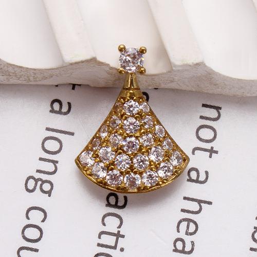 Šatonové mosaz Přívěsky, á, DIY & s drahokamu, zlatý, nikl, olovo a kadmium zdarma, 14.04x4.22x18.04mm, Vnitřní průměr:Cca 5.09mm, Prodáno By PC