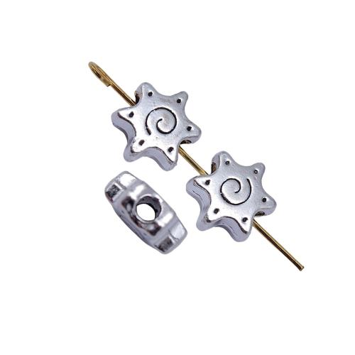 Zink Alloy Smycken Pärlor, Hexagram, plated, DIY, 20PC/Bag, Säljs av Bag