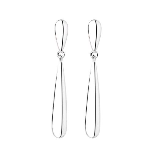 Mosaz Drop náušnice, módní šperky & pro ženy, více barev na výběr, 10x45mm, Prodáno By Pair