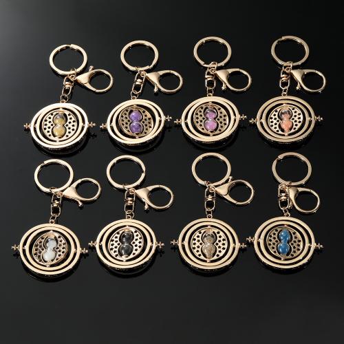 Llaveros, aleación de zinc, con Acrílico, Reloj de Arena, unisexo & hueco, más colores para la opción, Vendido por UD