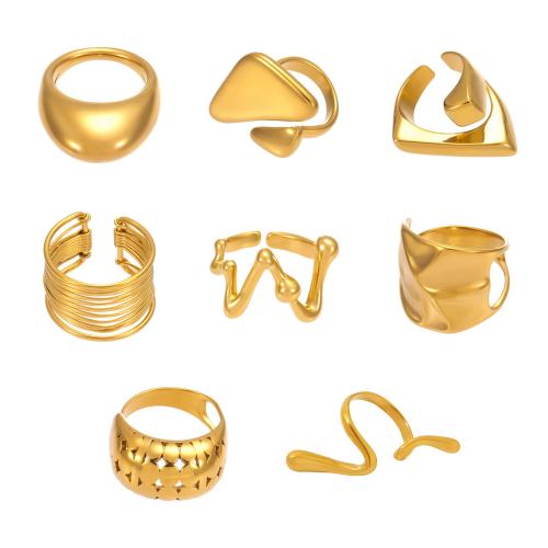 Ring Finger ze stali nierdzewnej, Stal nierdzewna 304, Powlekane, biżuteria moda & różne style do wyboru & dla kobiety, dostępnych więcej kolorów, sprzedane przez Ustaw