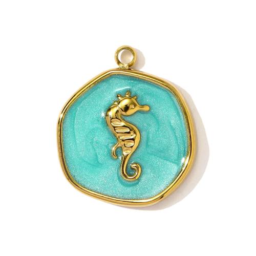 Stainless Steel Pendants 304 Stainless Steel plated DIY & enamel Sold By Bag