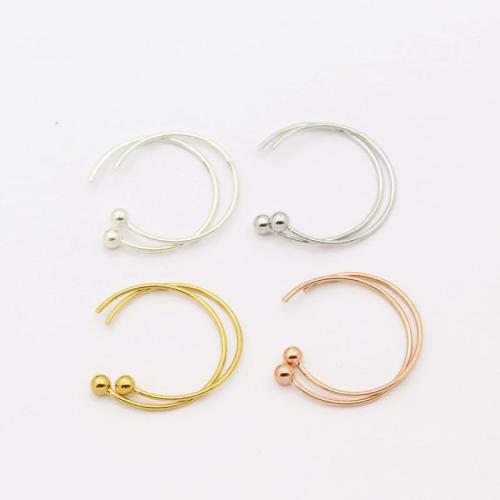 925 Sterling Silver Örhängen Drop, DIY & olika storlek för val, fler färger för val, Säljs av Par