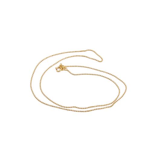 925 Sterling Silver Halsband kedja, DIY & kulkedja, fler färger för val, Säljs av PC