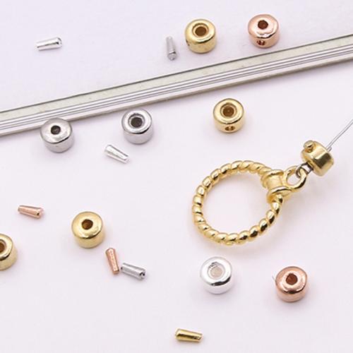 925er Sterling Silber Positionierung Bead, DIY, keine, 3.30mm, Bohrung:ca. 1mm, verkauft von PC