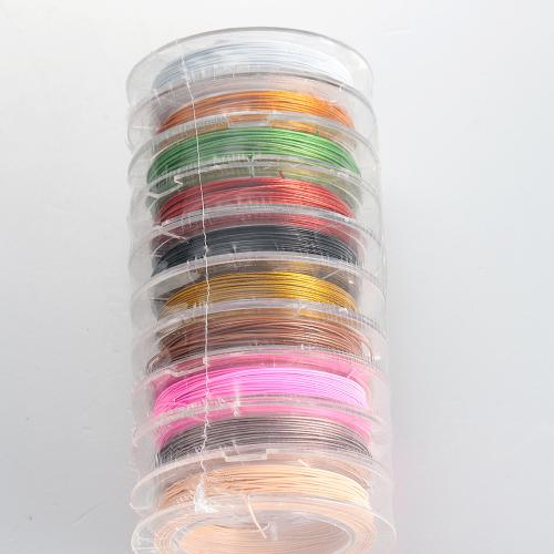 Tiger svanstråd, 304 rostfritt stål, DIY, fler färger för val, 90x50x90mm, 10Satser/Lot, 10m/Ställ, Säljs av Lot