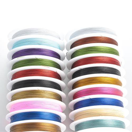 Tiger svanstråd, 304 rostfritt stål, mode smycken, fler färger för val, 100x50x500mm, 10Satser/Lot, 27m/Ställ, Säljs av Lot