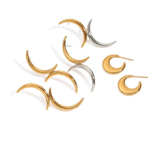 Boucle d'oreille de gaujon en acier inoxydable, Acier inoxydable 304, Placage, bijoux de mode & styles différents pour le choix & pour femme, plus de couleurs à choisir, Vendu par paire