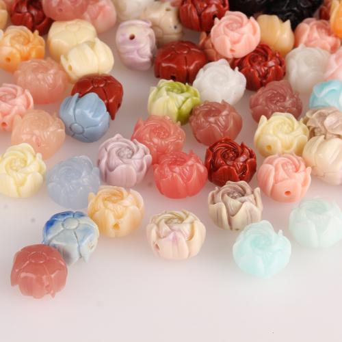 Pryskyřice šperky Korálky, DIY, více barev na výběr, 13x9mm, Prodáno za 38 cm Strand