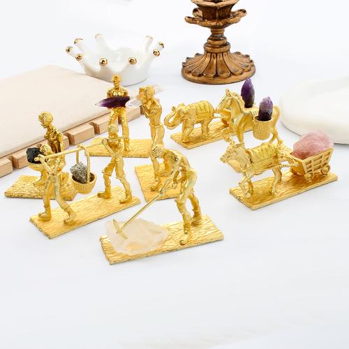 Módní dekorace, Zinek, s Drahokam, různé styly pro výběr, zlatý, Prodáno By PC