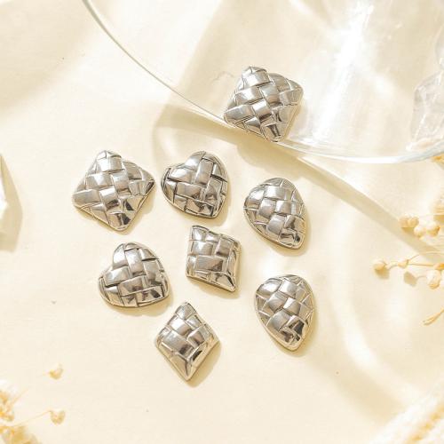 Stainless Steel Øreringe Indlæg, 304 rustfrit stål, sølvfarvet forgyldt, du kan DIY, sølv, 100pc'er/Bag, Solgt af Bag