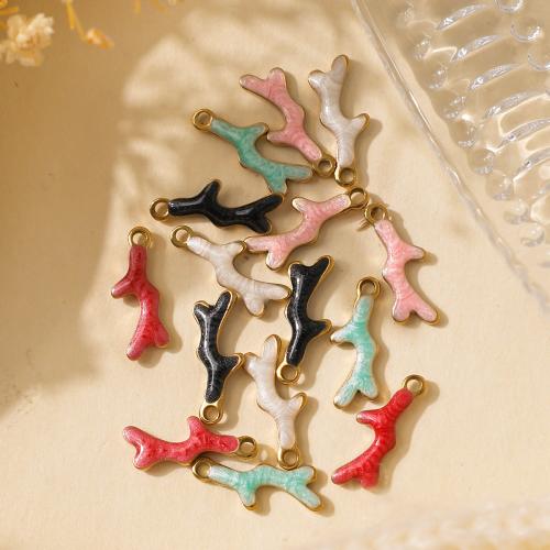 Stainless Steel Pendants 304 Stainless Steel plated DIY & enamel Sold By Bag