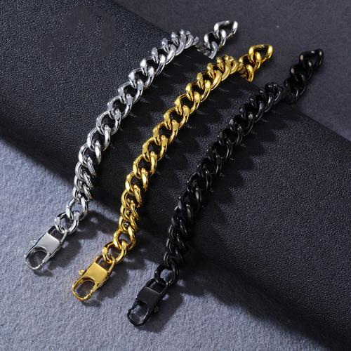 Acier inoxydable 304 bracelet, Placage, bijoux de mode & pour homme, plus de couleurs à choisir, Vendu par PC